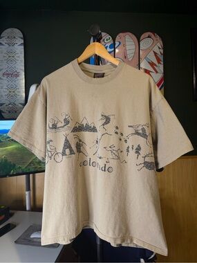 Vintage 90s Colorado Petroglyph Outdoor Storyboard Graphic Soffee’s Tees